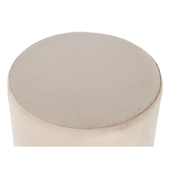 Jalkatuki DKD Home Decor Beige Burgundi Sametti 40 x 40 x 42 cm (2 osaa)
