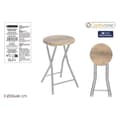 Miniatyrbilde 2 av 4: Krakk Confortime Tre Metall 30 x 30 x 46 cm (6 enheter)