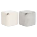 Pikkukuva 1 / 3: Jalkatuki DKD Home Decor Keltainen Sininen Beige Harmaa Scandi 35 x 35 x 35 cm (2 osaa)