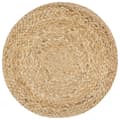 Miniatyrbild 2 av 2: Handgjord sittpuff 40x45 cm jute