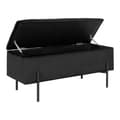 Miniatyrbild 4 av 4: Rootz Watford förvaringsbänk - Klädda bänk - Velvet Bench - Dolt förvaring och sittplatser - 95 cm x 36,5 cm x 43 cm