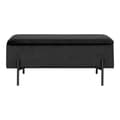 Miniatyrbild 1 av 4: Rootz Watford förvaringsbänk - Klädda bänk - Velvet Bench - Dolt förvaring och sittplatser - 95 cm x 36,5 cm x 43 cm