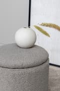 Miniatyrbild 6 av 7: Sittpuff Loredana Grå