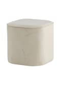 Miniatyrbild 4 av 6: Sittpuff Adela Velvet Vit