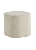 Miniatyrbild 6 av 6: Sittpuff Adela Velvet Vit