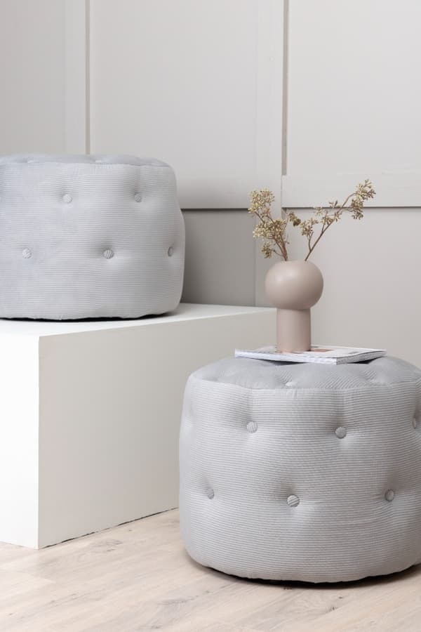 Sittpuff Violetta Grå
