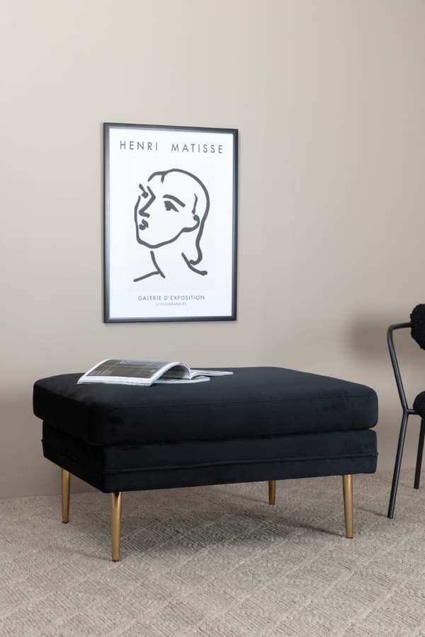 Sittpuff Mistfall Svart