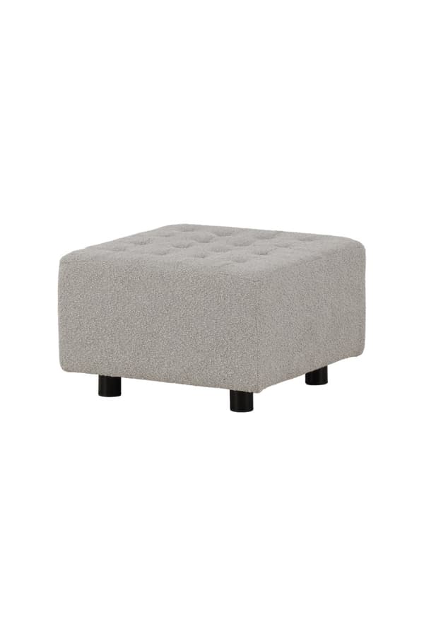 Sittpuff Elydrane Ljusgrå