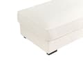 Miniatyrbilde 7 av 11: Ottomansk Fotskammel Off-White Boucle Stoff Polstret Firkantet Minimalistisk Moderne Sofa Element