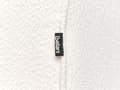 Miniatyrbilde 11 av 11: Ottomansk Fotskammel Off-White Boucle Stoff Polstret Firkantet Minimalistisk Moderne Sofa Element