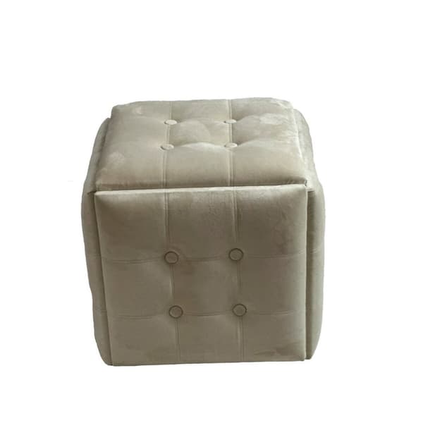 Set of stools GO GIFT Transformer Kerma Sametti Teräs 50 x 50 x 50 cm Pehmustettu istuin 5 yhdessä 5 osaa