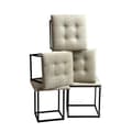 Pikkukuva 5 / 6: Set of stools GO GIFT Transformer Kerma Sametti Teräs 50 x 50 x 50 cm Pehmustettu istuin 5 yhdessä 5 osaa