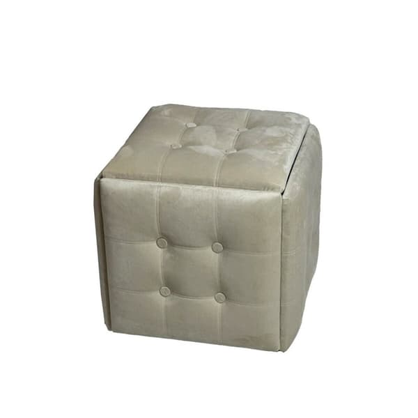 Set of stools GO GIFT Transformer Kerma Sametti Teräs 50 x 50 x 50 cm Pehmustettu istuin 5 yhdessä 5 osaa