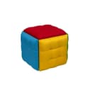 Pikkukuva 3 / 10: Set of stools GO GIFT Transformer Monivärinen Nahka Teräs 50 x 50 x 50 cm Pehmustettu istuin 5 yhdessä 5 osaa