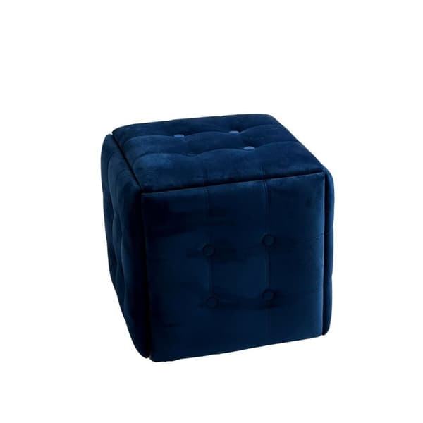 Set of stools GO GIFT Transformer Punaruskea Sametti Teräs 50 x 50 x 50 cm Pehmustettu istuin 5 yhdessä 5 osaa