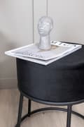 Miniatyrbild 6 av 7: Sittpuff Thistmerey Svart