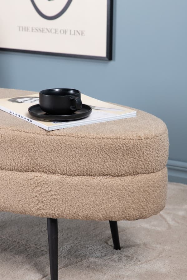 Sittpuff Vallowhade Beige