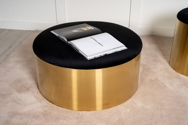 Sittpuff Brimfallow Guld