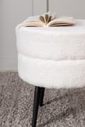 Miniatyrbild 2 av 6: Sittpuff Grellowfen Vit