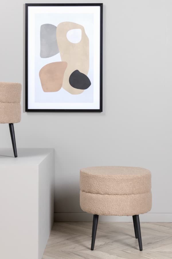 Sittpuff Grellowfen Beige