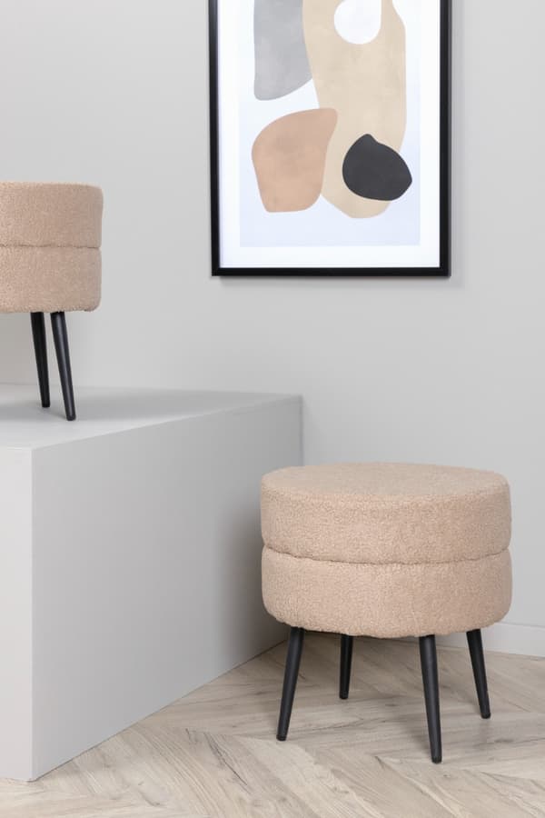 Sittpuff Grellowfen Beige
