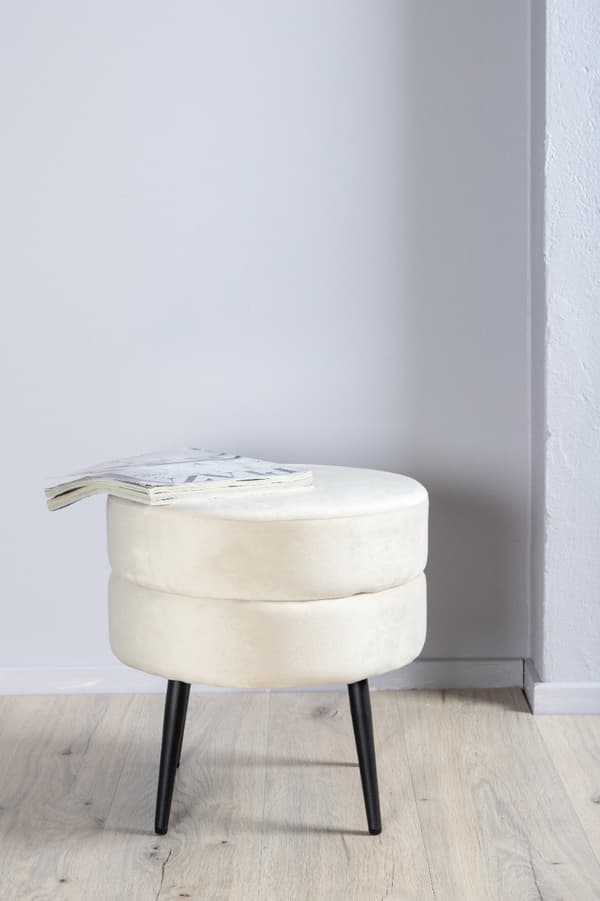 Sittpuff Grellowfen Ljusbeige