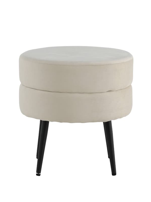 Sittpuff Grellowfen Ljusbeige