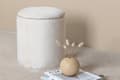 Miniatyrbild 4 av 9: Sittpuff Nymberhush Vit