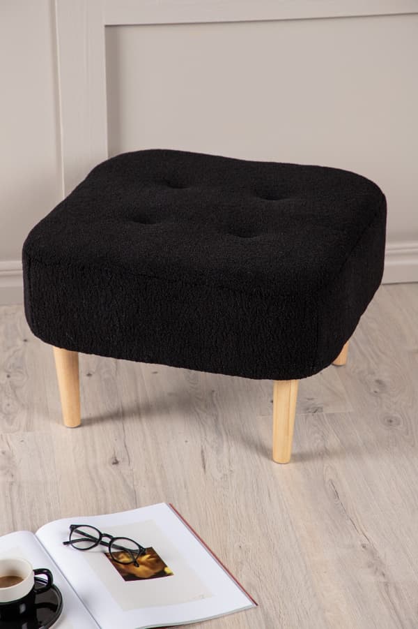 Sittpuff Falkmere Svart