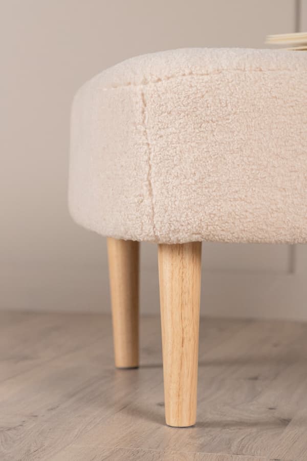 Sittpuff Falkmere Vit