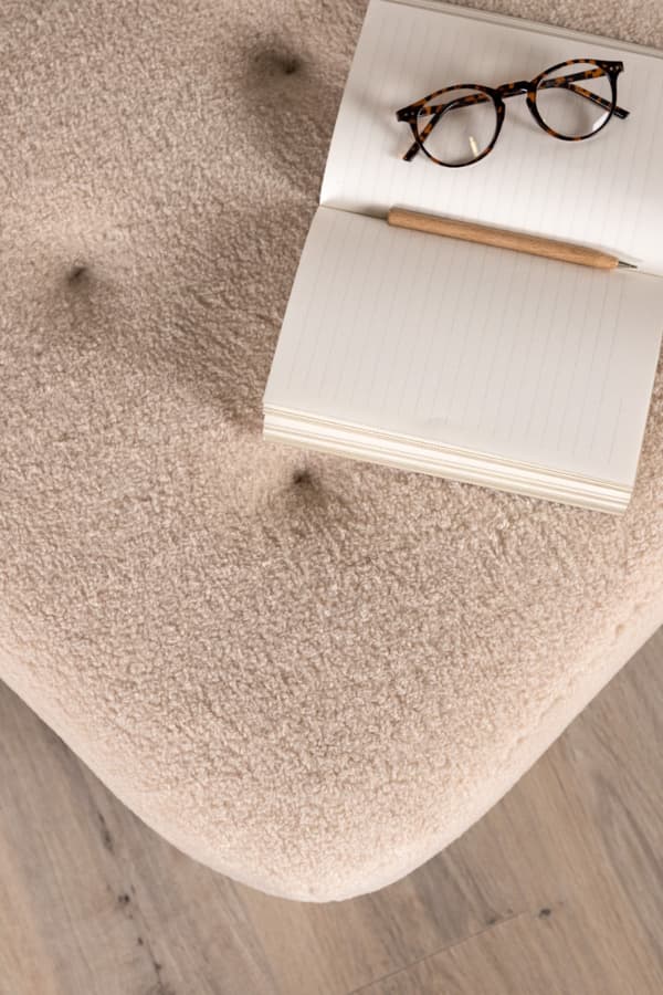 Sittpuff Falkmere Vit