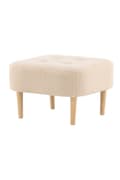 Miniatyrbild 6 av 7: Sittpuff Falkmere Vit