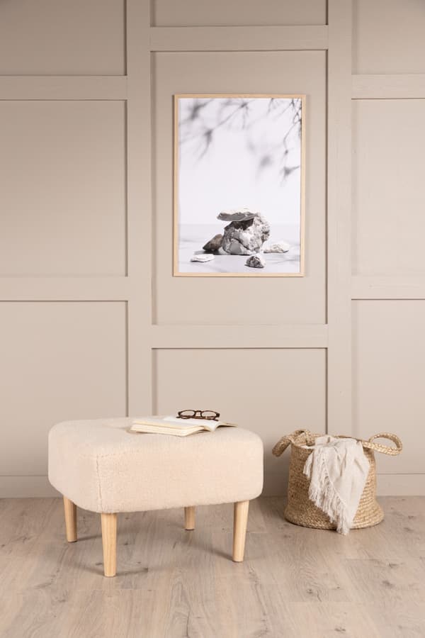 Sittpuff Falkmere Vit