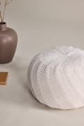 Miniatyrbild 3 av 4: Sittpuff Sablethrum Offwhite 45x45 cm