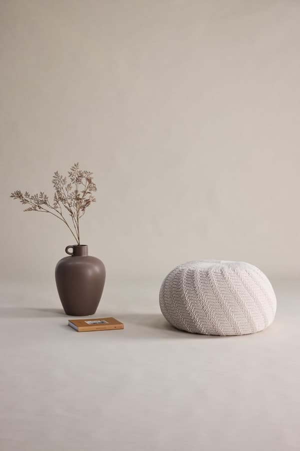 Sittpuff Sablethrum Offwhite 45x45 cm
