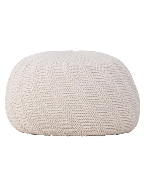 Sittpuff Sablethrum Offwhite 45x45 cm