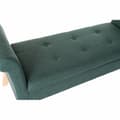 Miniatyrbild 6 av 7: Sittpall DKD Home Decor 8424001795512 Naturell Trä Polyester Grön (130 x 44 x 69 cm)