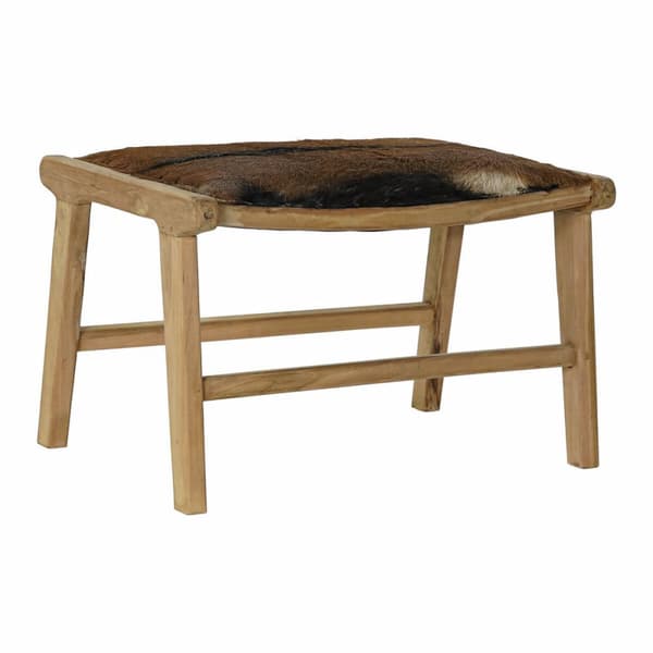 Sittpall DKD Home Decor 8424001823215 Brun Multicolour Naturell Teak 65 x 47 x 42 cm