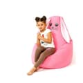 Miniatyrbild 2 av 3: Puff GO GIFT Rosa Oxford 105 x 80 cm