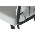 Miniatyrbild 6 av 7: Sittpall Home ESPRIT Svart Grå Metall 58 x 53 x 101 cm