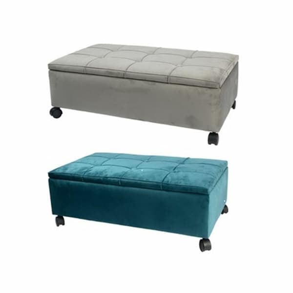 Stol DKD Home Decor 70 x 39,5 x 24,5 cm Grå Grøn Poppel (2 enheder)