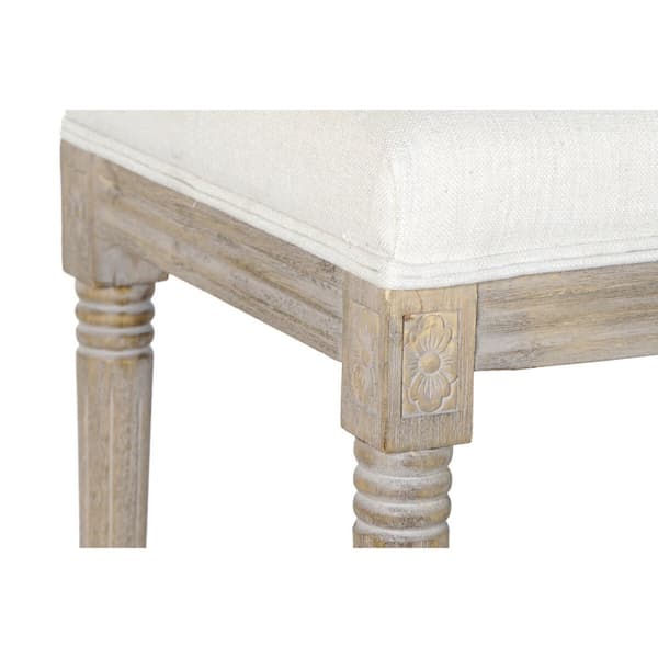 Stol DKD Home Decor Gummitræ 122 x 41 x 46 cm