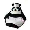 Miniatyrbillede 5 af 6: Puf GO GIFT Hvid Sort Oxford 130 x 90 cm