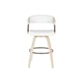 Miniatyrbillede 2 af 6: Taburet Home ESPRIT Hvid Træ 51,5 x 47,5 x 94,5 cm