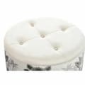 Miniatyrbild 2 av 4: Fotpall DKD Home Decor Beige Polyester MDF Grön Tropiskt (80 x 80 x 43 cm)