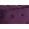 Miniatyrbild 2 av 3: Fotpall DKD Home Decor Violett Polyester Bordeaux Trä MDF (70 x 70 x 42 cm)