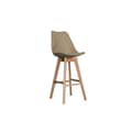 Miniatyrbild 1 av 2: Sittpall DKD Home Decor Beige Bok 48,5 x 55 x 109 cm