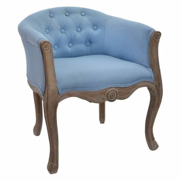 Jakkara DKD Home Decor Sininen Polyesteri Puu Kumipuu 58 x 56 x 69 cm