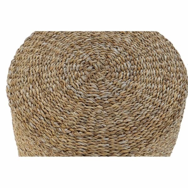 Jalkatuki DKD Home Decor Kuitu Luonnollinen (40 x 40 x 40 cm)