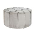 Miniatyrbillede 1 af 4: Fodstøtte DKD Home Decor Beige Polyester Træ MDF (86 x 86 x 48 cm)